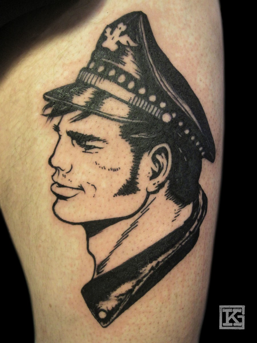 Illustrating Iconic Gay Culture Tom of Finland Tattoos  Tattoodo