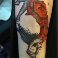 Alice falling - Forevereva Tattoo Studio Friedrichshain Berlin