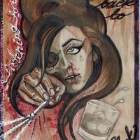 Amy winehouse tattoo,back to black,art,music, - Flashback Tattoo Studio Friedrichshain Berlin