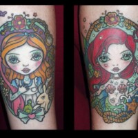 comic,studio,flashback,berlin,ewa,mermaids - Forevereva Tattoo Studio Friedrichshain Berlin