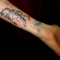 Unicorn tattoo - Flashback Tattoo Studio Friedrichshain Berlin