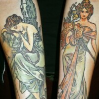 mucha,studio,flashback,ewa - Forevereva Tattoo Studio Friedrichshain Berlin