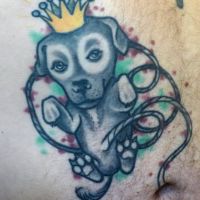 comic tattoo,berlin,dog,friedrichshain,custom,queen - Flashback Tattoo Studio Friedrichshain Berlin