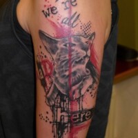 Mad here cat - Forevereva Tattoo Studio Friedrichshain Berlin