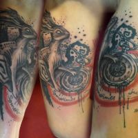 tattoo,trash,flashback,berlin,ewa tattoo studio - Flashback Tattoo Studio Friedrichshain Berlin