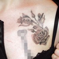 rose tattoo realistic - Flashback Tattoo Studio Friedrichshain Berlin